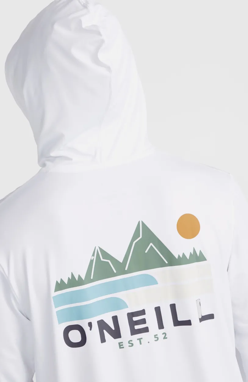 O’Neill O'Neill TRVLR Series UPF Shirt Met Lange Mouwen En Capuchon | Snow White