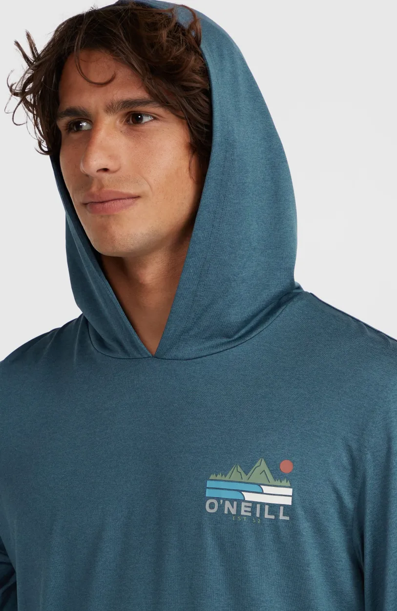 Discount O’Neill O'Neill TRVLR Series UPF Shirt Met Lange Mouwen En Capuchon | Midnight Navy