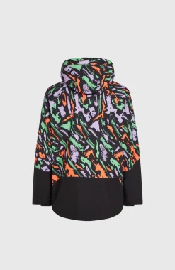 Best O’Neill O'Riginals Anorak Wintersportjas | Black Kemper Print