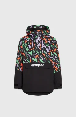 Best O’Neill O'Riginals Anorak Wintersportjas | Black Kemper Print