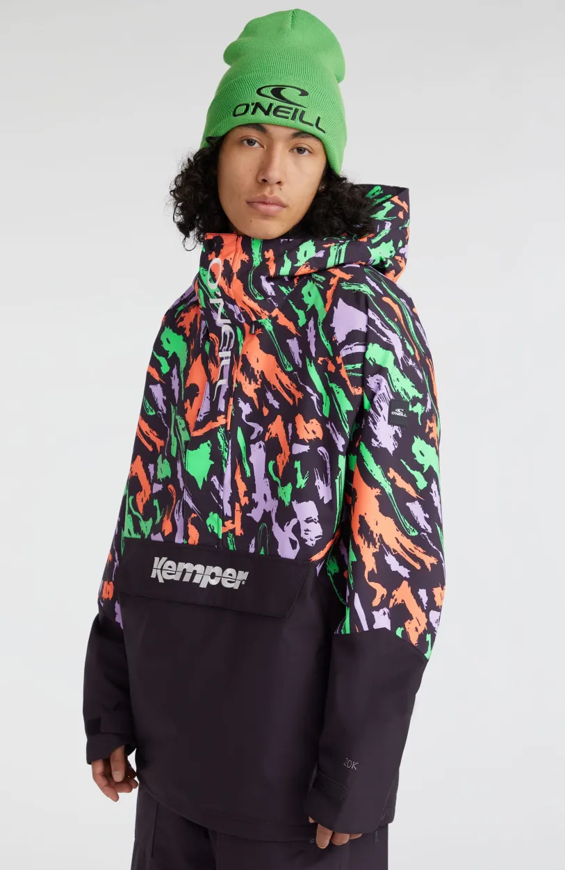 Best O’Neill O'Riginals Anorak Wintersportjas | Black Kemper Print