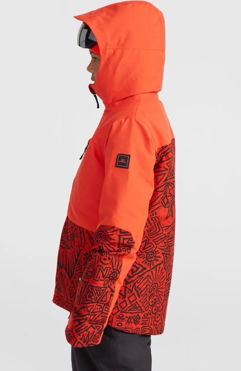 O’Neill O'Riginals Block Wintersportjas | Red Sketcheritage
