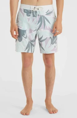 Best O’Neill O'Riginals Print 18" Cruzers Boardshort | Seafoam White