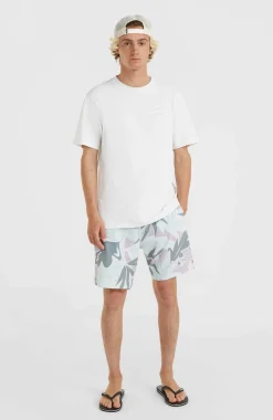 Best O’Neill O'Riginals Print 18" Cruzers Boardshort | Seafoam White