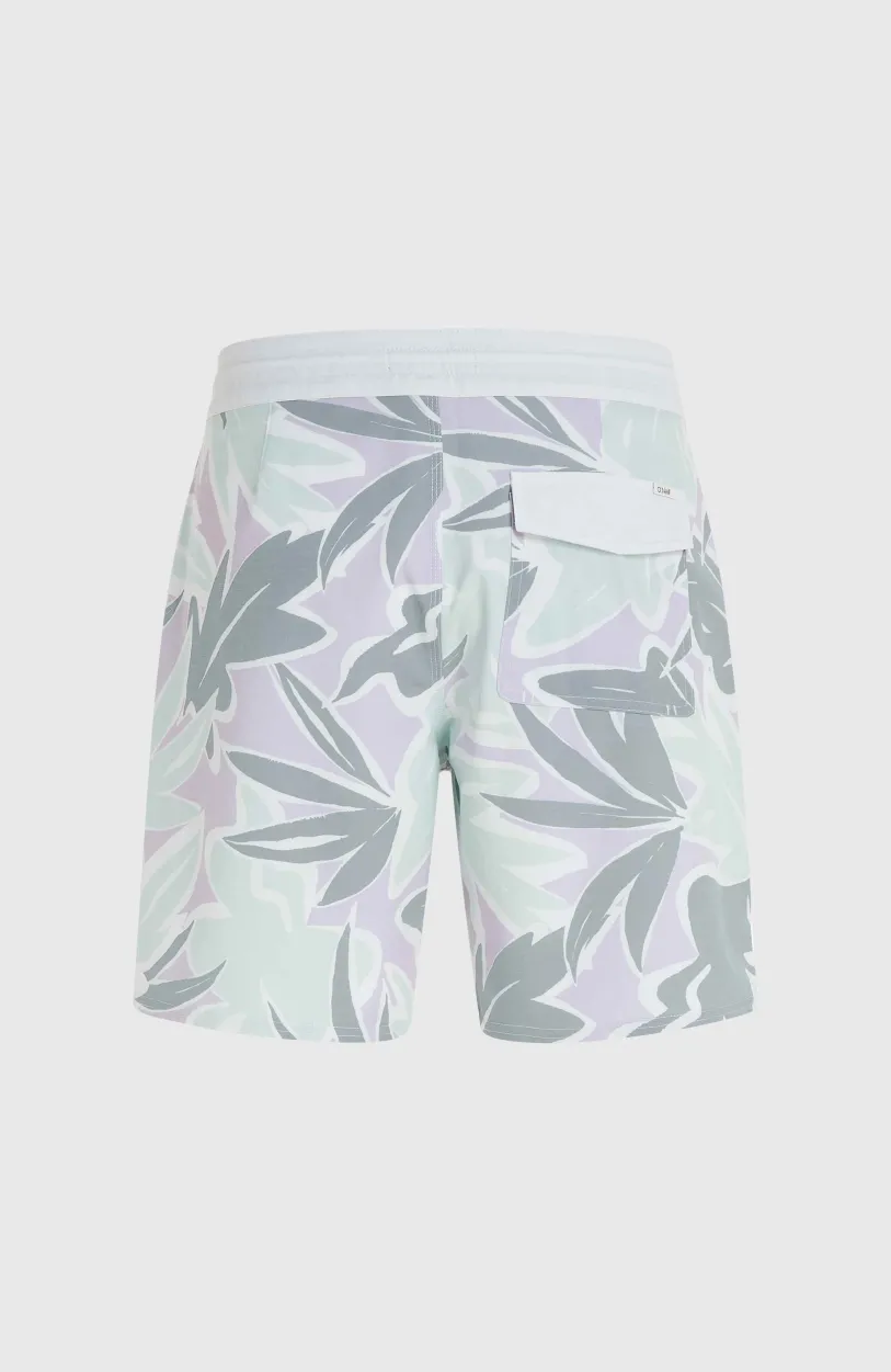 Best O’Neill O'Riginals Print 18" Cruzers Boardshort | Seafoam White