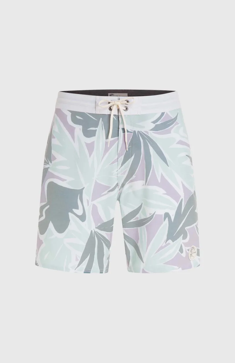 Best O’Neill O'Riginals Print 18" Cruzers Boardshort | Seafoam White