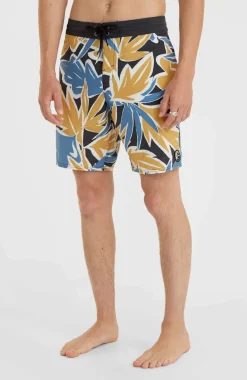New O’Neill O'Riginals Print 18" Cruzers Boardshort | Seafoam Black