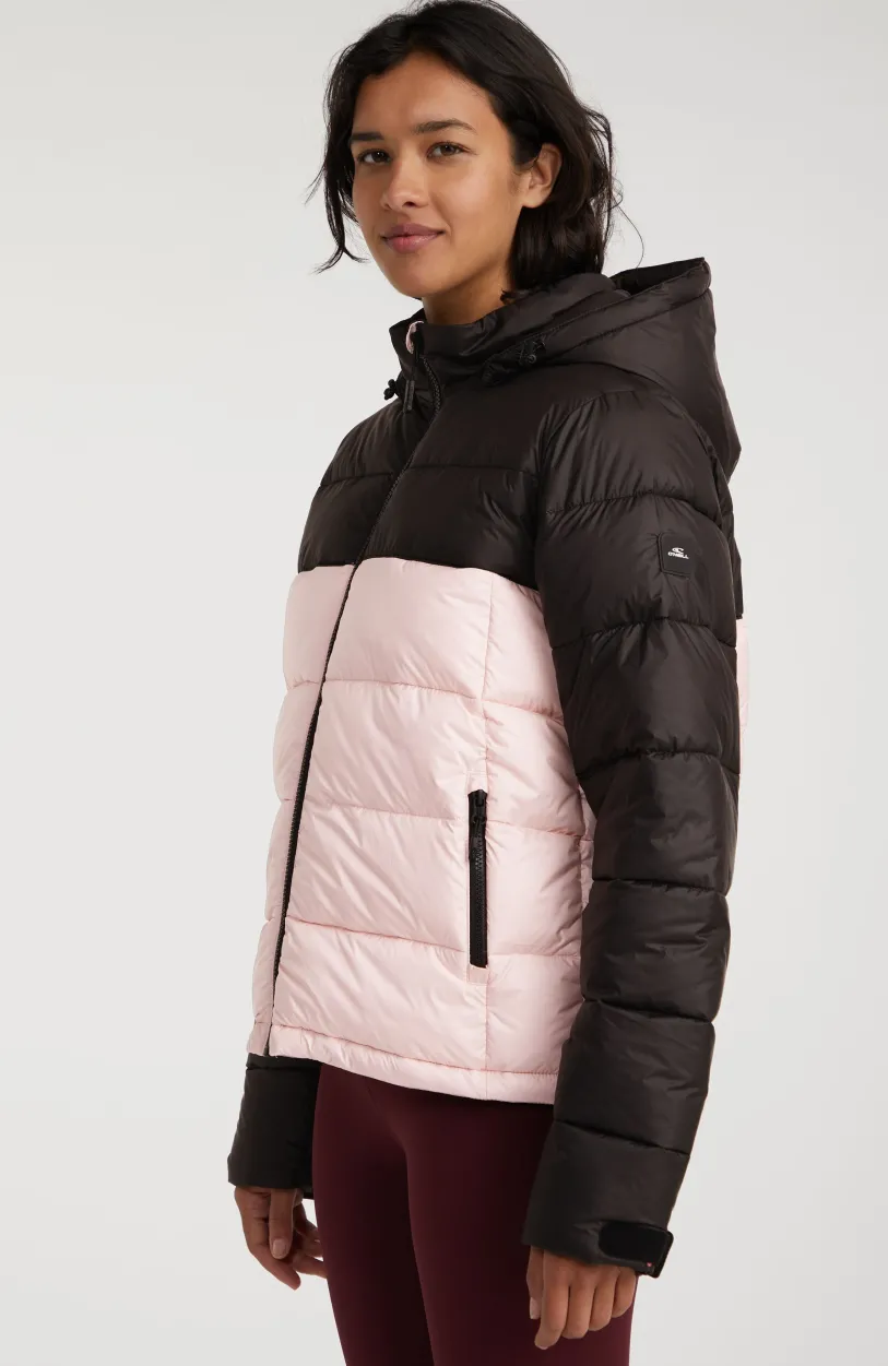 Best O’Neill O'Riginals Pufferjas | Peach Whip Colour Block