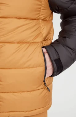 Sale O’Neill O'Riginals Pufferjas | Rich Caramel Colour block