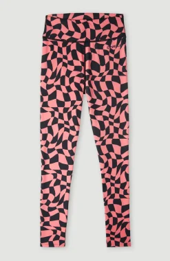 Online O’Neill Outdoor Active High-Waist Legging | Pink Checkboard