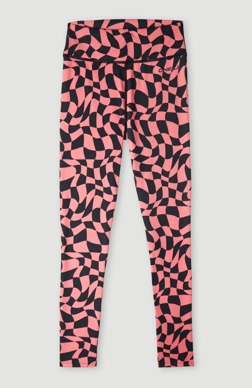 Online O’Neill Outdoor Active High-Waist Legging | Pink Checkboard