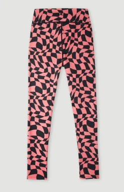 Online O’Neill Outdoor Active High-Waist Legging | Pink Checkboard