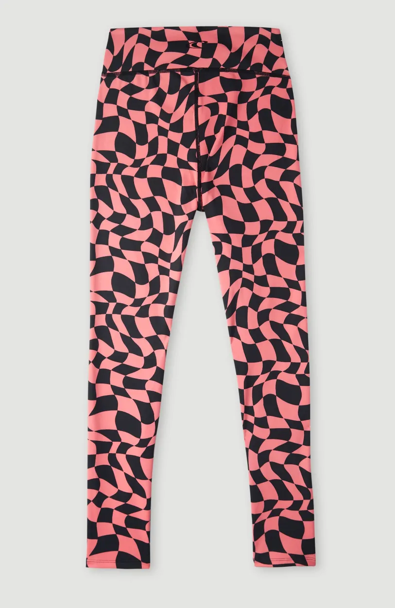 Online O’Neill Outdoor Active High-Waist Legging | Pink Checkboard
