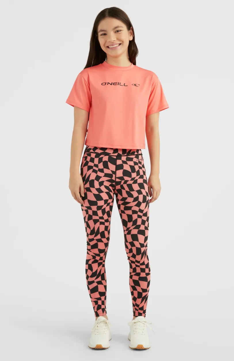 Online O’Neill Outdoor Active High-Waist Legging | Pink Checkboard