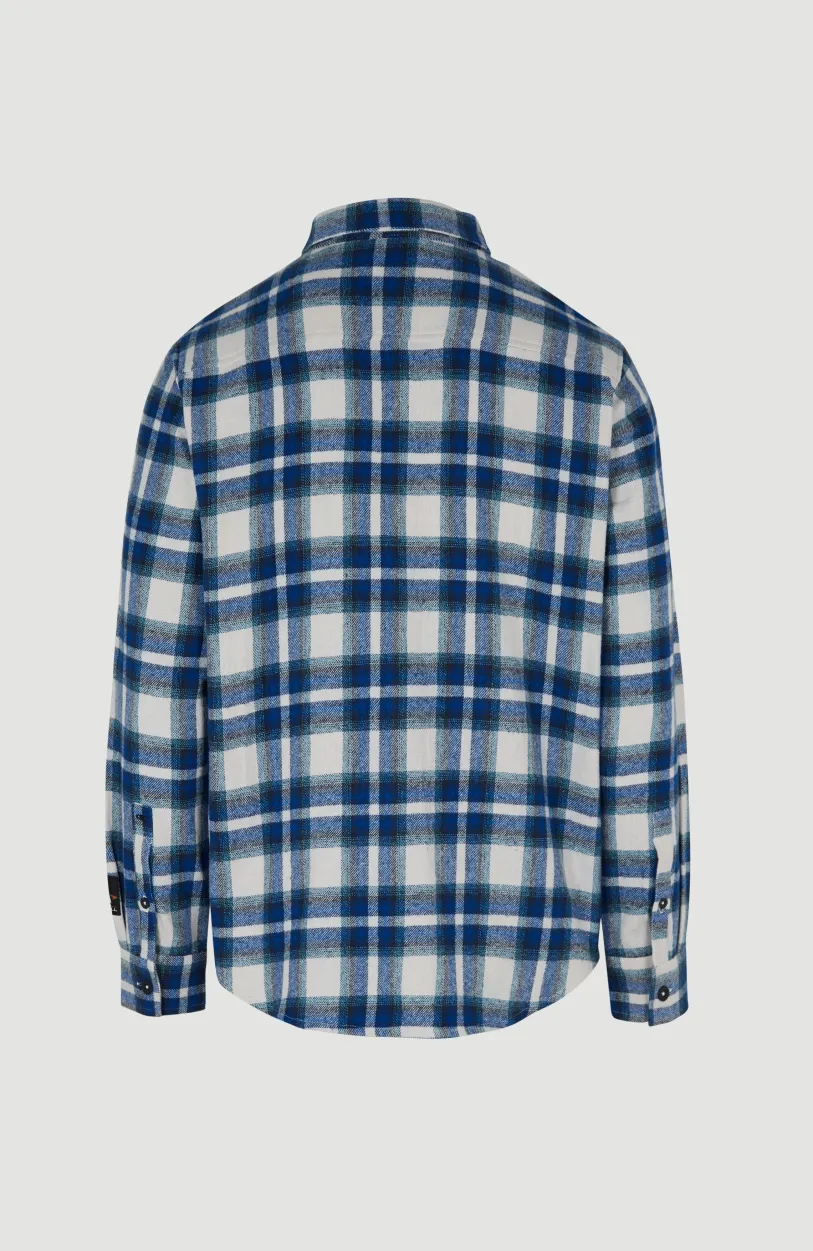 Outlet O’Neill Overhemd O'Neill TRVLR Series Flannel Check | Blue Shadow Check