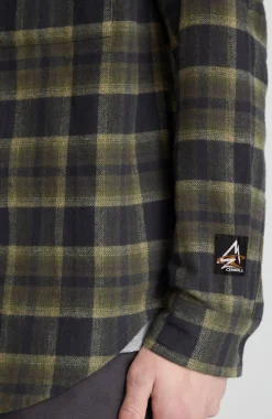 Outlet O’Neill Overhemd O'Neill TRVLR Series Flannel Check | Green Shadow Check
