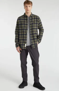 Outlet O’Neill Overhemd O'Neill TRVLR Series Flannel Check | Green Shadow Check