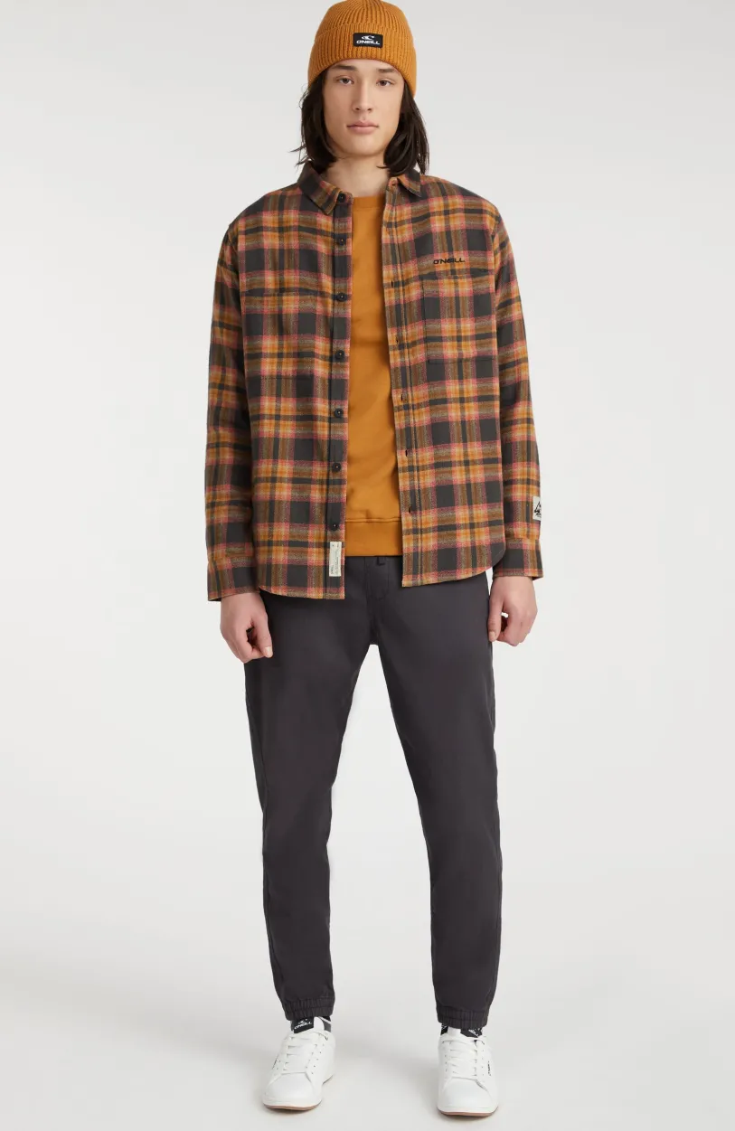 Outlet O’Neill Overhemd O'Neill TRVLR Series Flannel Check | Beige Shadow Check