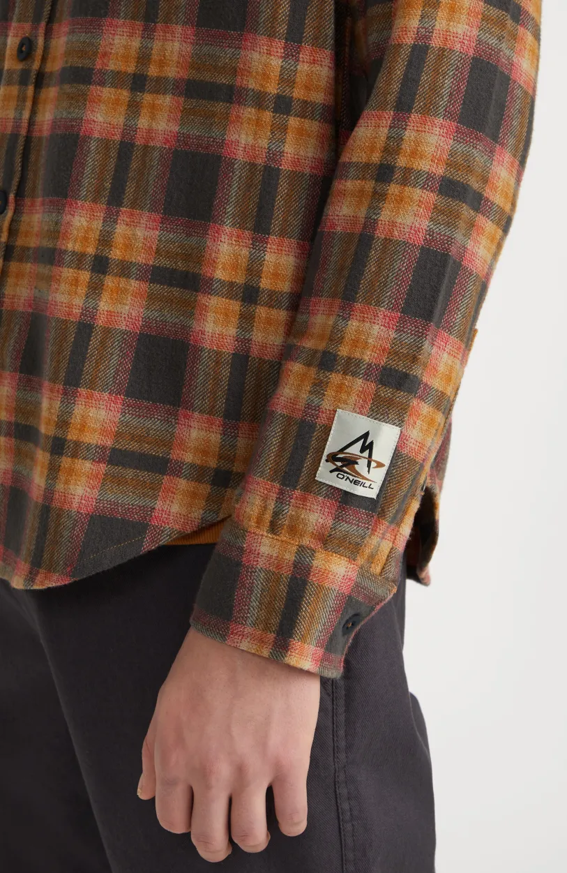 Outlet O’Neill Overhemd O'Neill TRVLR Series Flannel Check | Beige Shadow Check