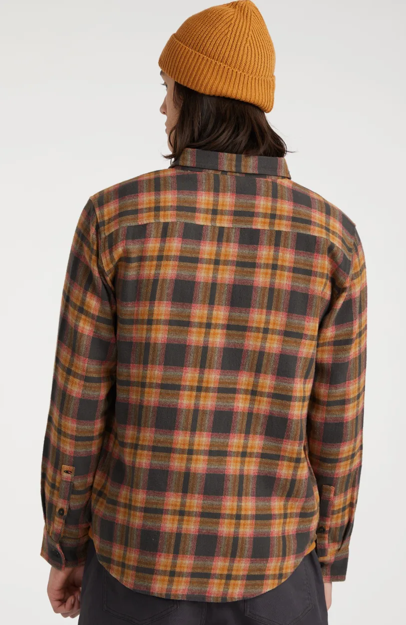 Outlet O’Neill Overhemd O'Neill TRVLR Series Flannel Check | Beige Shadow Check