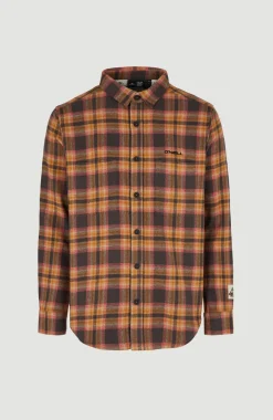Outlet O’Neill Overhemd O'Neill TRVLR Series Flannel Check | Beige Shadow Check
