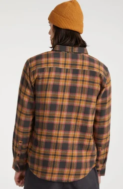 Outlet O’Neill Overhemd O'Neill TRVLR Series Flannel Check | Beige Shadow Check