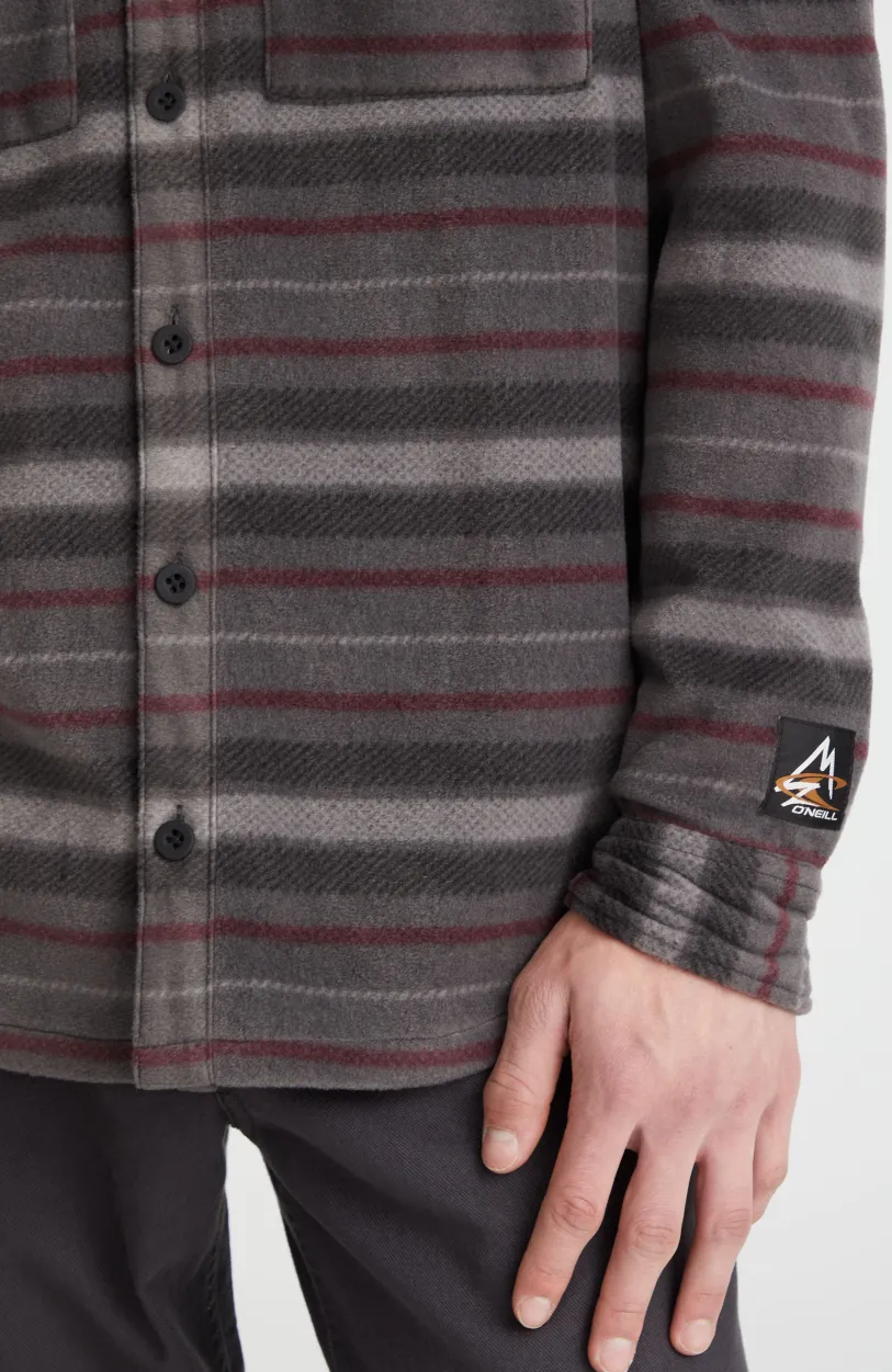 O’Neill Overhemd Superfleece | Grey Crossover Stripe