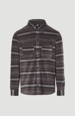 O’Neill Overhemd Superfleece | Grey Crossover Stripe