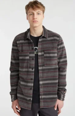 O’Neill Overhemd Superfleece | Grey Crossover Stripe