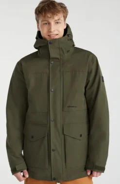 Hot O’Neill Parka O'Neill TRVLR Series Journey Shell | Forest Night