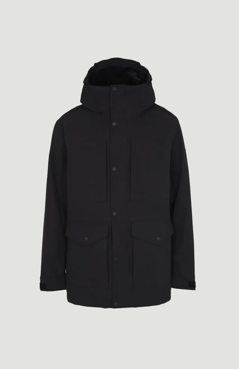 Outlet O’Neill Parka O'Neill TRVLR Series Journey Shell | Black Out