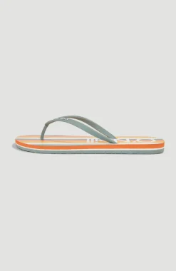 Clearance O’Neill Profile Graphic Slippers | Orange Multistripe
