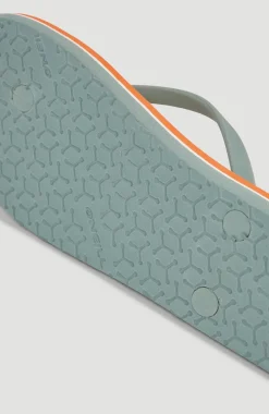 Clearance O’Neill Profile Graphic Slippers | Orange Multistripe