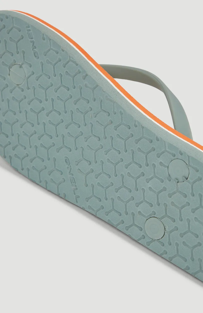 Clearance O’Neill Profile Graphic Slippers | Orange Multistripe