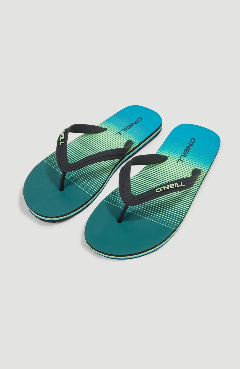 New O’Neill Profile Graphic Slippers | Beetle Juice Simple Gradient Panel