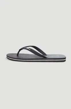 Clearance O’Neill Profile Graphic Slippers | Black Simple Gradient B Panel