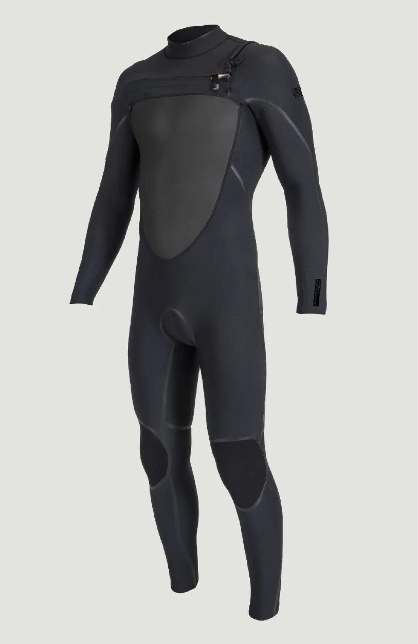 O’Neill Psycho Tech 5/4mm Chest Zip Full Wetsuit | BLACK/BLACK
