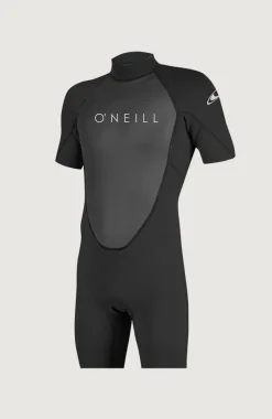 Outlet O’Neill Reactor-2 2mm Back Zip Shortsleeve Spring Wetsuit | BLACK/BLACK