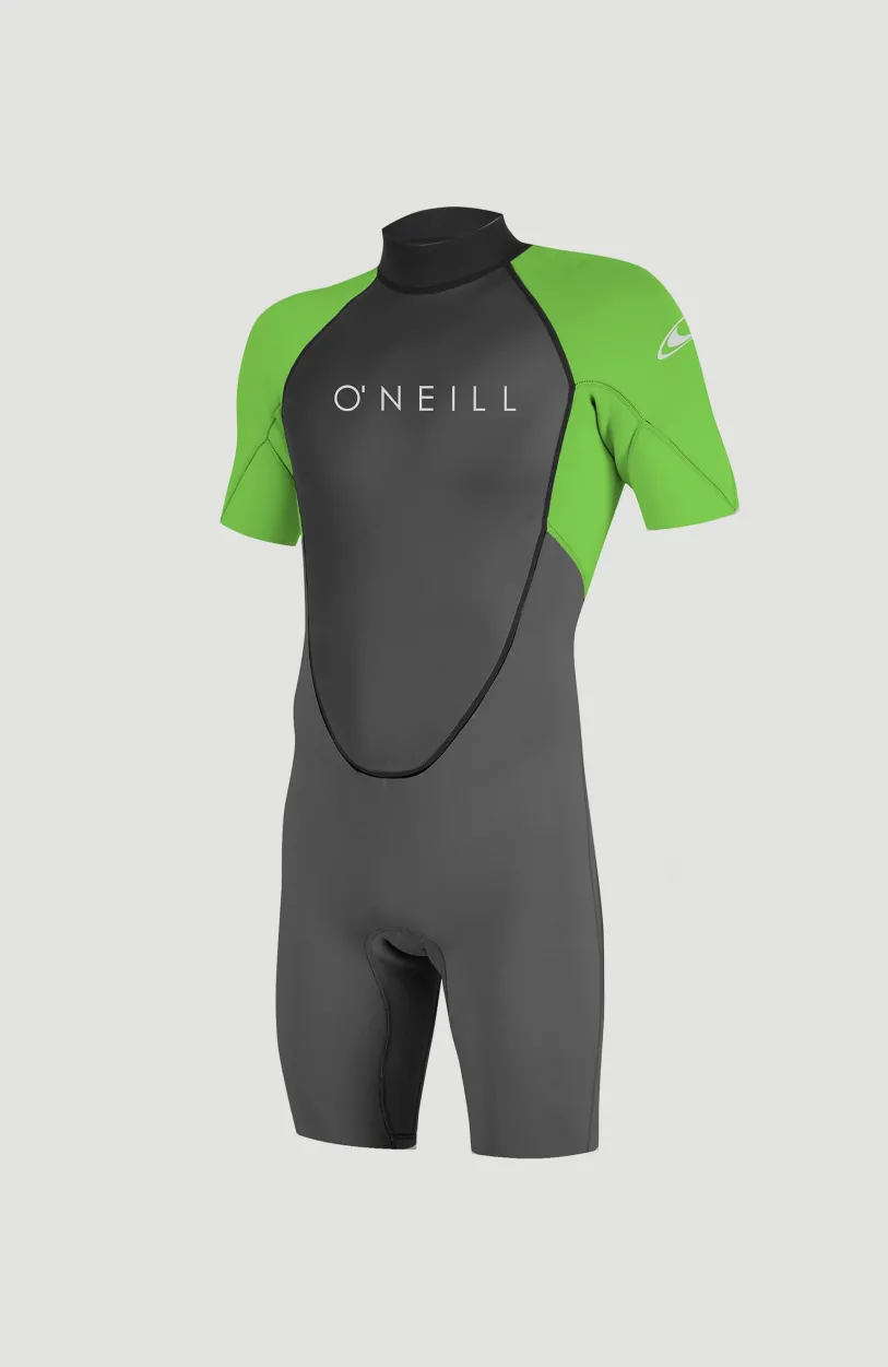 Sale O’Neill Reactor-2 2mm Back Zip Shortsleeve Spring Wetsuit | GRAPH/DAYGLO