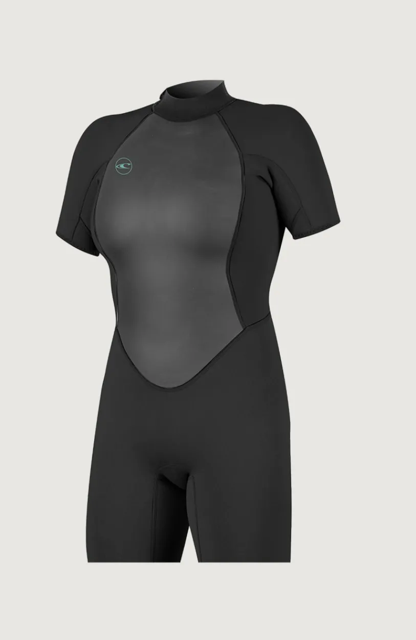 Clearance O’Neill Reactor-2 2mm Back Zip Shortsleeve Spring Wetsuit | BLACK/BLACK