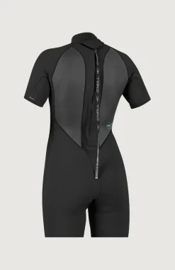 Clearance O’Neill Reactor-2 2mm Back Zip Shortsleeve Spring Wetsuit | BLACK/BLACK