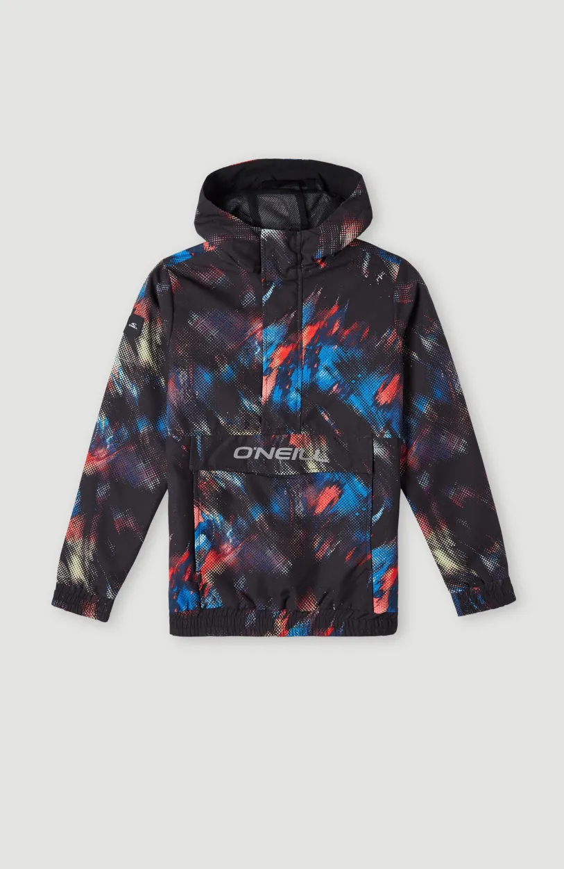 New O’Neill Ridge Anorak Jas | Black Future Fade
