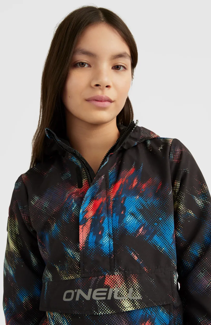 New O’Neill Ridge Anorak Jas | Black Future Fade