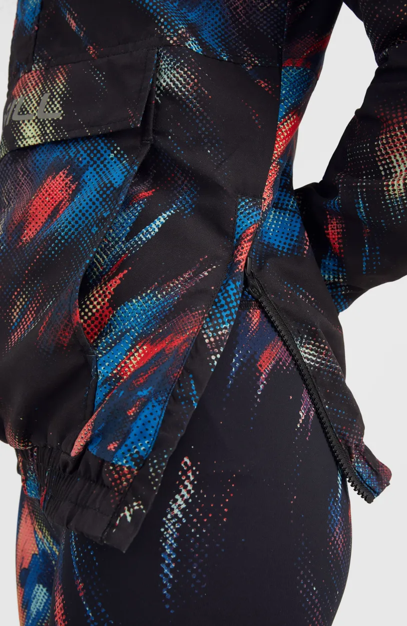 New O’Neill Ridge Anorak Jas | Black Future Fade
