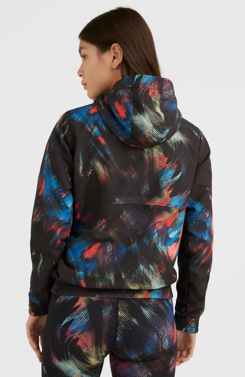 New O’Neill Ridge Anorak Jas | Black Future Fade