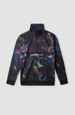 Online O’Neill Rutile Anorak Half Zip Fleece | Black Future Fade