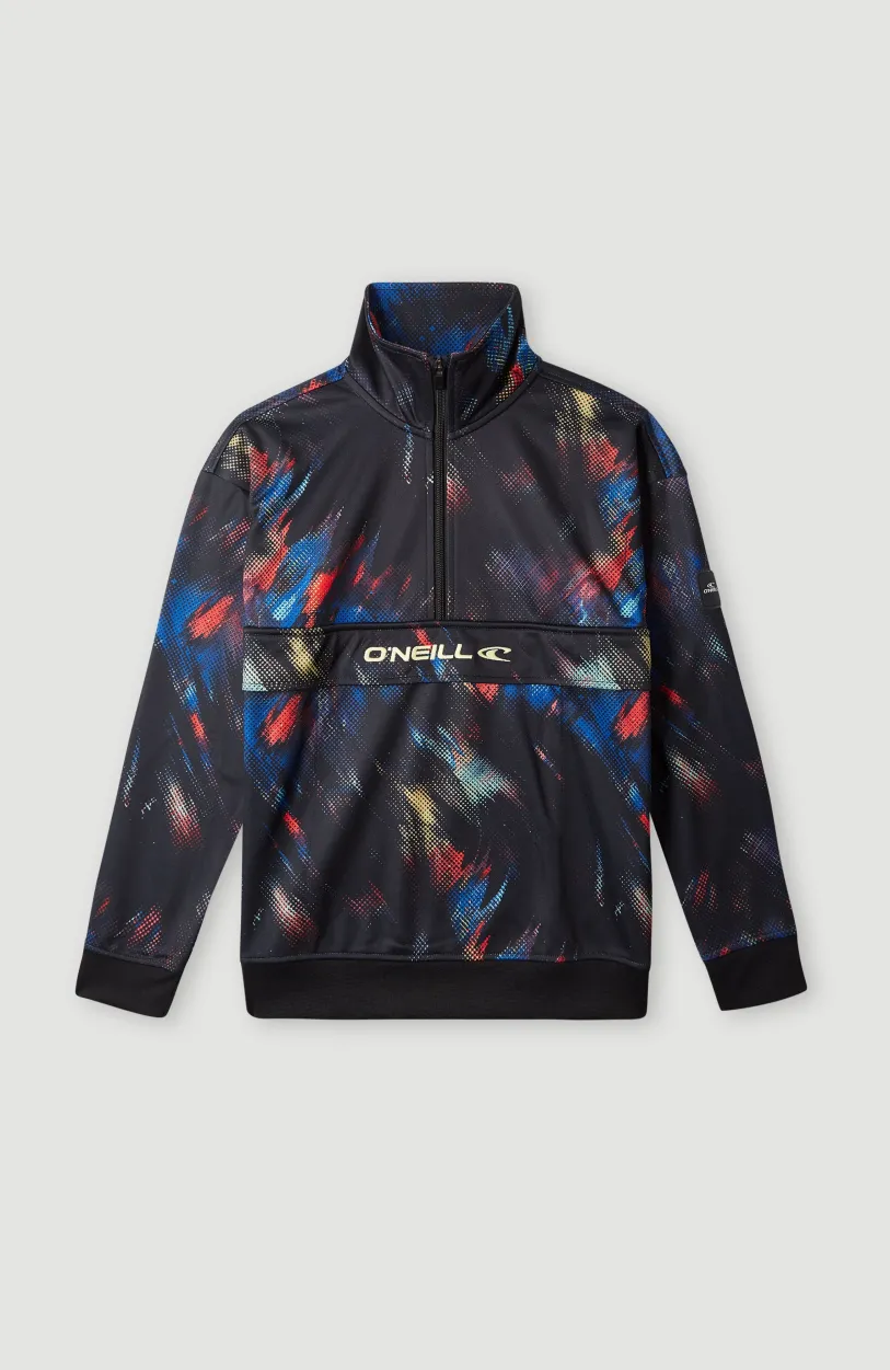 Online O’Neill Rutile Anorak Half Zip Fleece | Black Future Fade