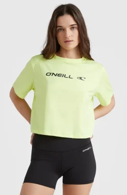 Clearance O’Neill Rutile Cropped T-shirt | Sunny Lime