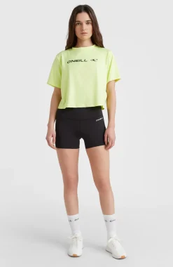 Clearance O’Neill Rutile Cropped T-shirt | Sunny Lime