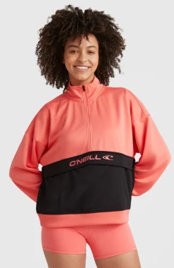 Clearance O’Neill Rutile Half Zip Fleece | Georgia Peach